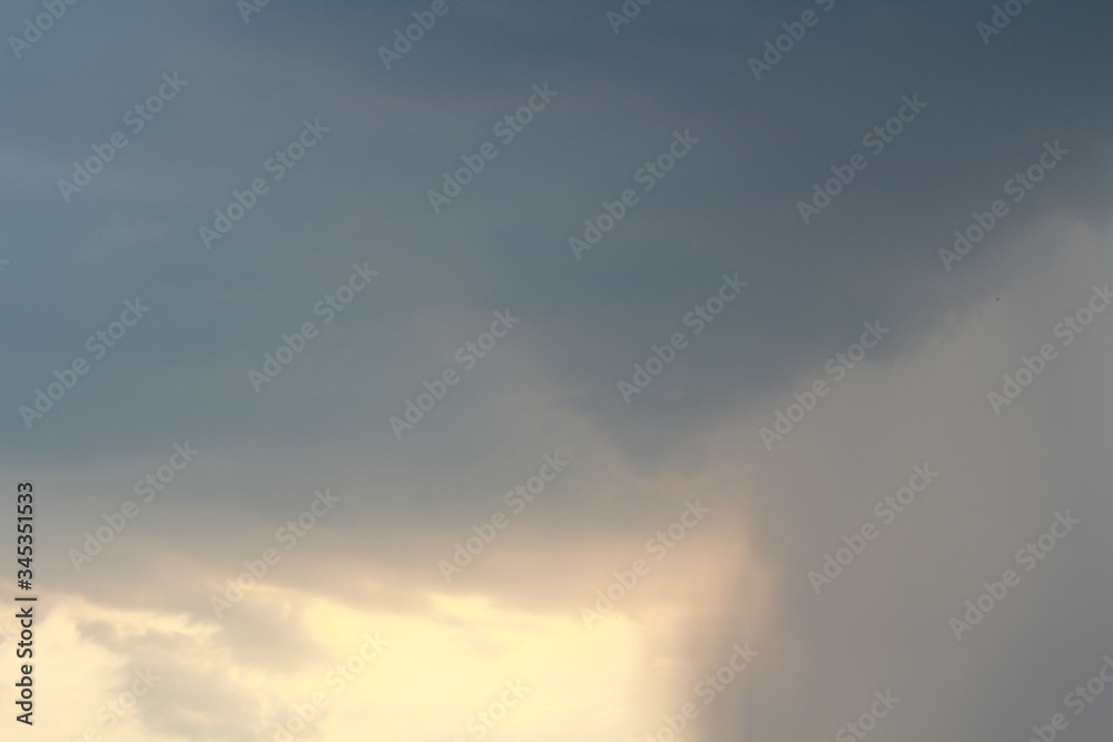 Black cloud and thunderstorm before rainy Black cloud and thunderstorm before rainy