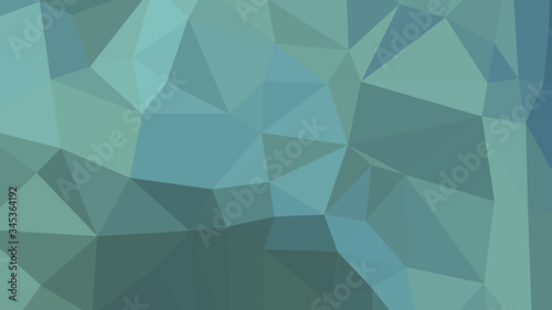 Abstract polygonal background. Geometric Cadet Blue vector illustration. Colorful 3D wallpaper.