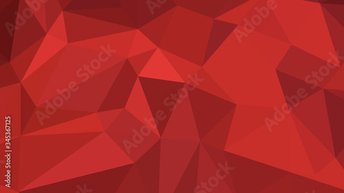 Abstract polygonal background. Geometric Brown vector illustration. Colorful 3D wallpaper.