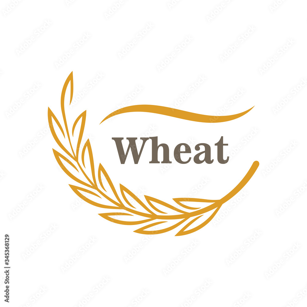 Agriculture wheat logo or symbol icon design illustration Agriculture wheat logo or symbol icon design illustration