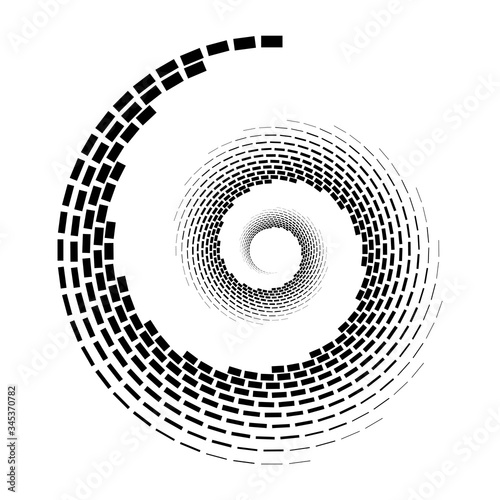 Design spiral dots backdrop