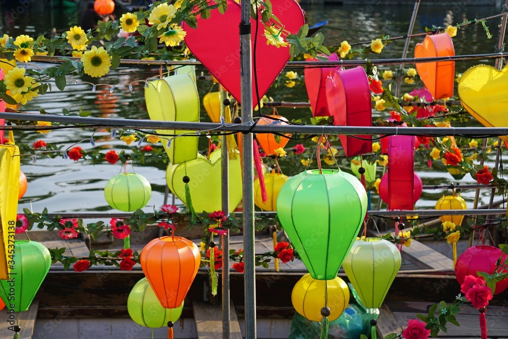 colorful lantern in hoi an
