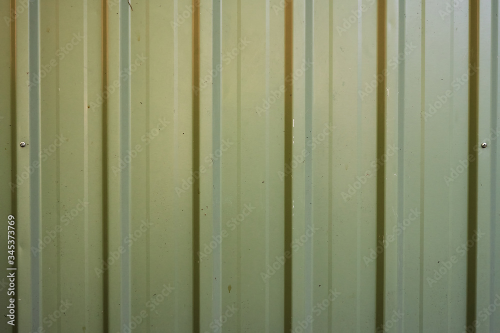 Textura de chapa trapezoidal de color verde Stock Photo | Adobe Stock