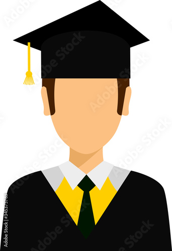 young man graduated