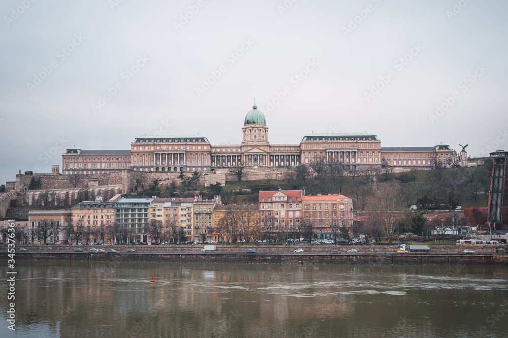 View of the Buda Castle in Budapest, Hungary