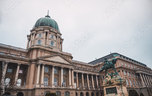 View of the Buda Castle in Budapest, Hungary