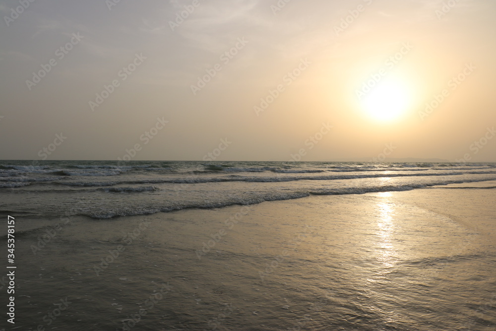 Sunset on Beach - Ormara