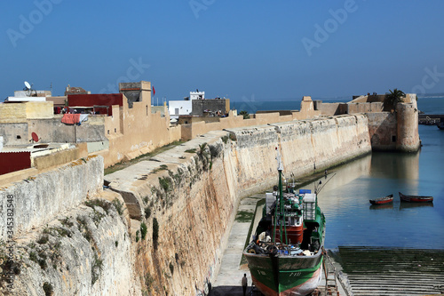 El Jadida, Morocco - 02.28.2019: Old Portuguese Fortress.