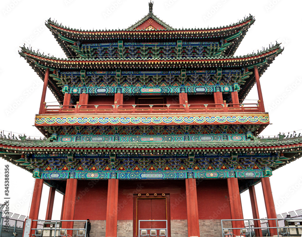 Zhengyangmen en plaza de Tiananmen. Beijing, China Zhengyangmen en plaza de Tiananmen. Beijing, China