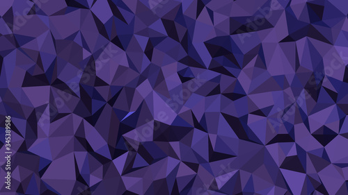 Abstract polygonal background. Geometric Dark Slate Blue vector illustration. Colorful 3D wallpaper.