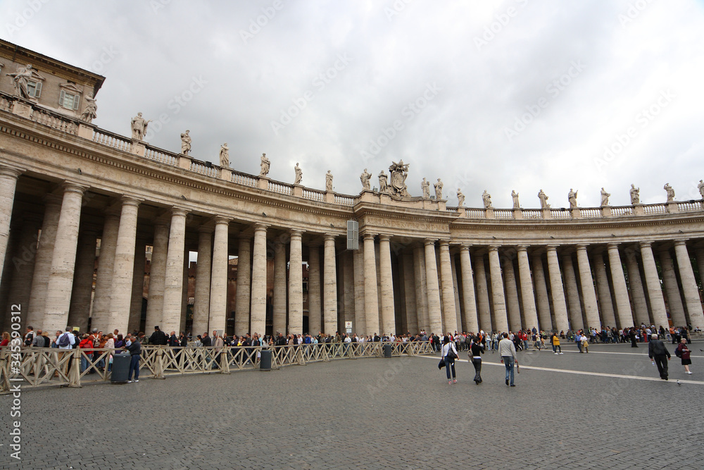 Naklejka premium Vatican City State within Italy