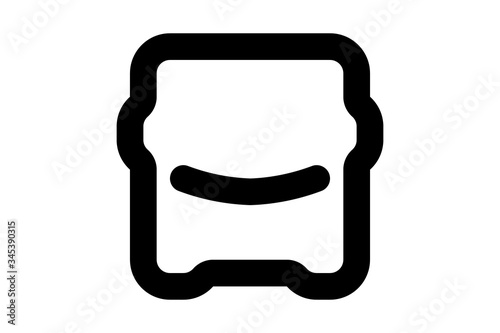 Bus vector icon