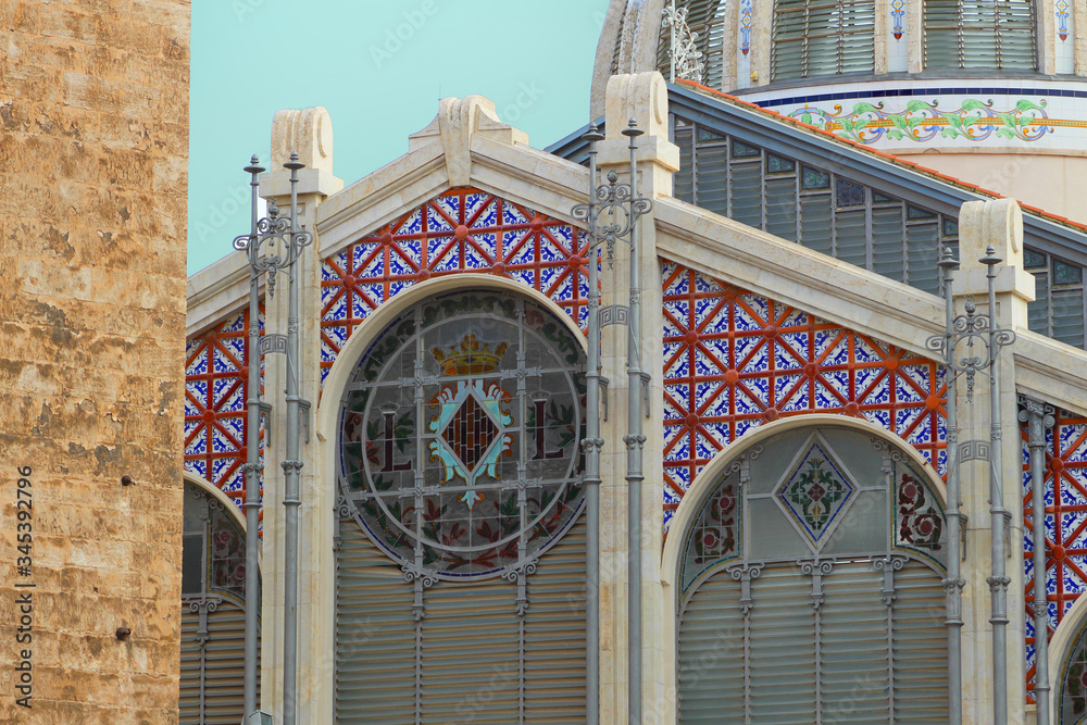 Obraz premium Mercado Central de Valencia, España
