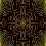 abstract kaleidoscopic geometric mandala