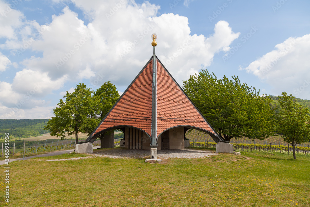 14-Nothelfer-Kapelle in Oberschwarzach, Unterfranken - obrazy, fototapety, plakaty 