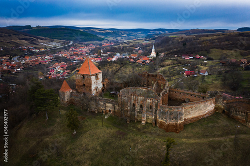 Slimnic fortress in Transylvania, Romania