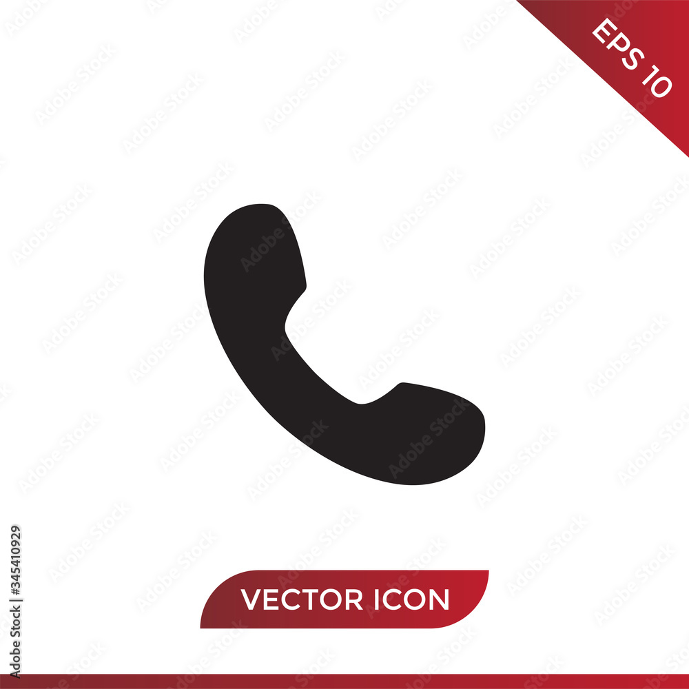 Phone vector icon, call symbol in modern design style for web site and mobile app Phone vector icon, call symbol in modern design style for web site and mobile app