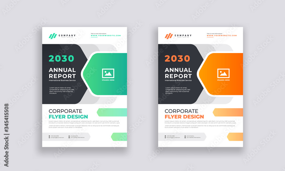 Business Brochure Flyer Design a4 Template. Annual Report, Product sale poster, Company Flyer Design Vector illustration