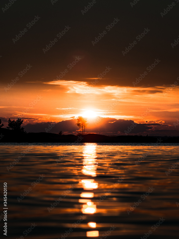 Fototapeta premium sunset over the Baltic sea