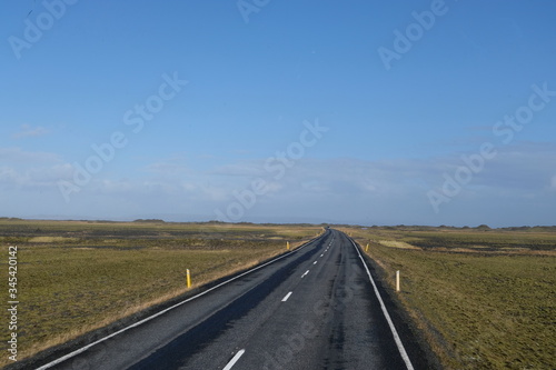 Journey to unknown.  This is shot on Route 1 (Ring Road) on the southern part of Iceland.