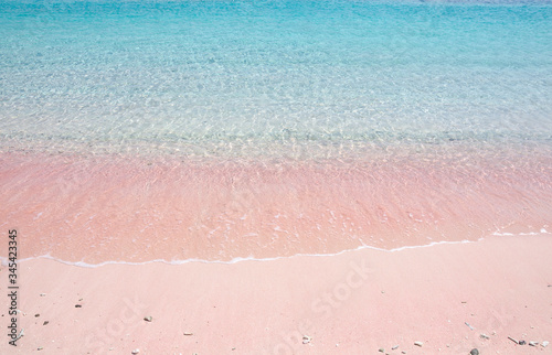 Fototapeta Naklejka Na Ścianę i Meble -  Pink beach island, way to Komodo Island, Indonesia