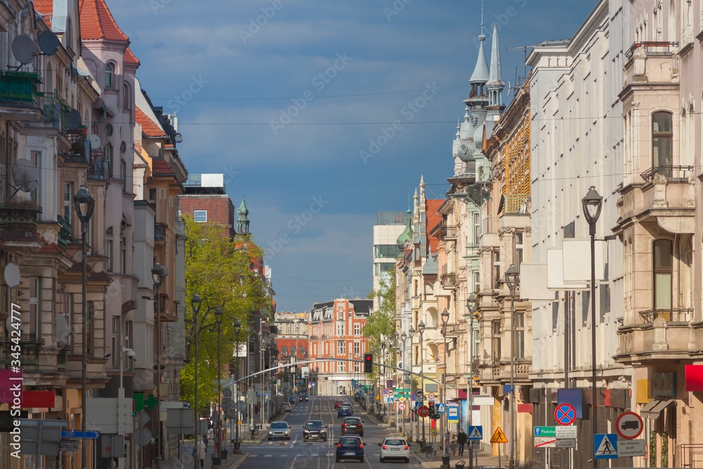 Poland, Upper Silesia, Gliwice, Zwyciestwa Street