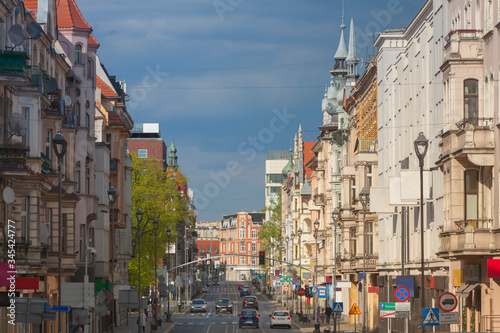 Poland, Upper Silesia, Gliwice, Zwyciestwa Street