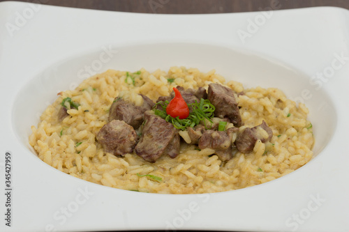 Fillet risotto