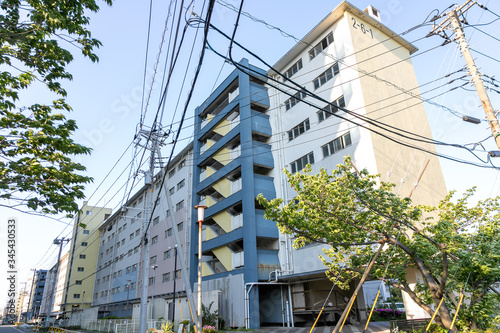 南船橋駅の近くにある団地　千葉県船橋市　日本 photo