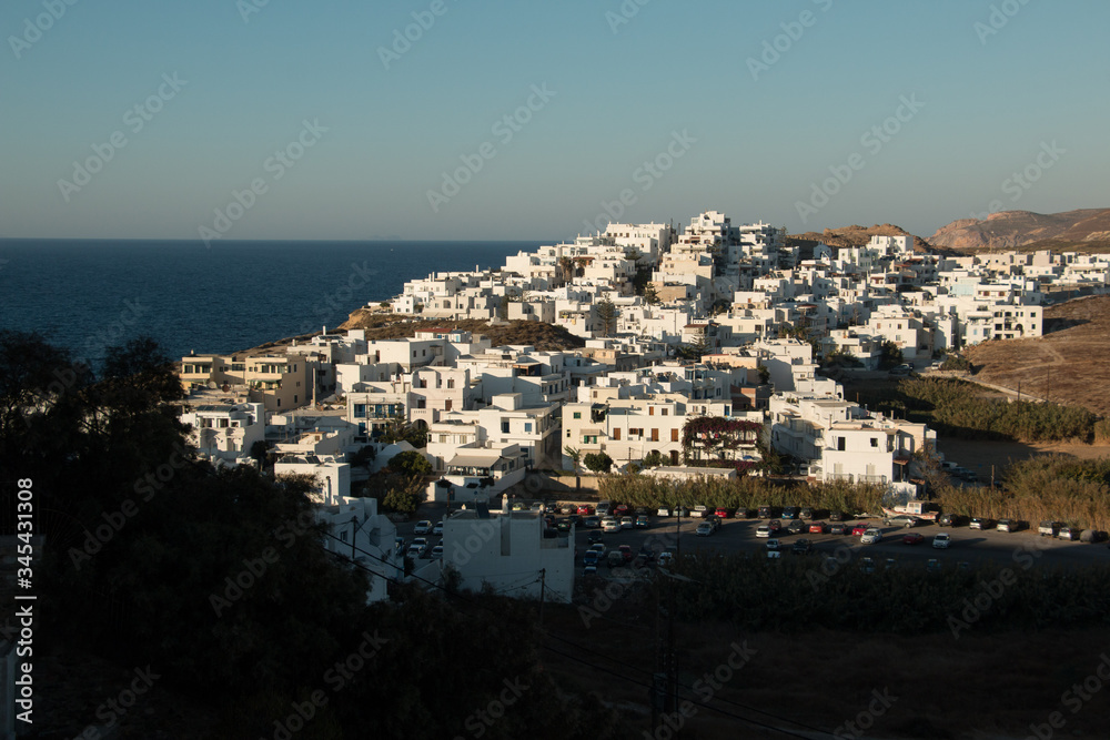 Ausblick auf Naxos Stadt Nord West