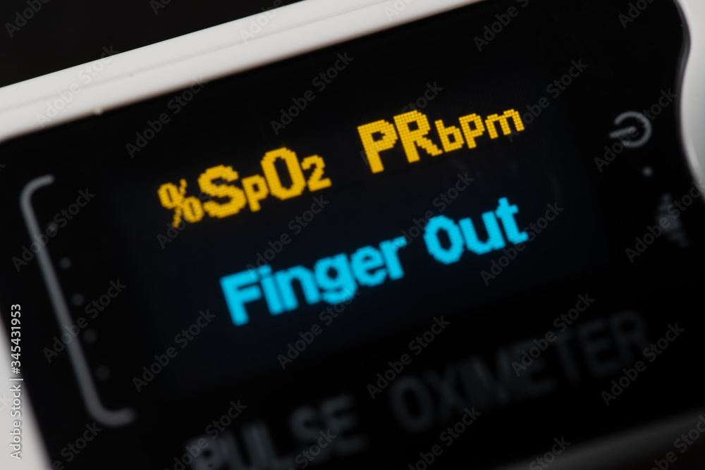 a simple measuring instrument that allows measurement of oxygen content, oxygen saturation a simple measuring instrument that allows measurement of oxygen content, oxygen saturation