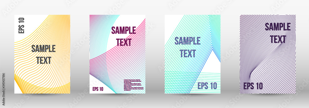 Geometric template with lines Geometric template with lines