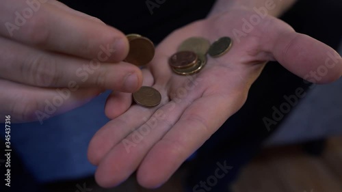 hands men recount the last money