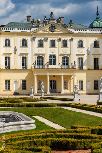 Gothic-Renaissance Branicki Palace in Bialystok called Versailles of Podlasie, Poland