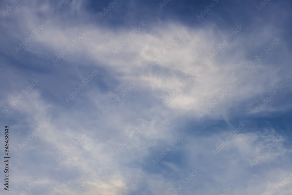 Beautiful sky images with thin clouds