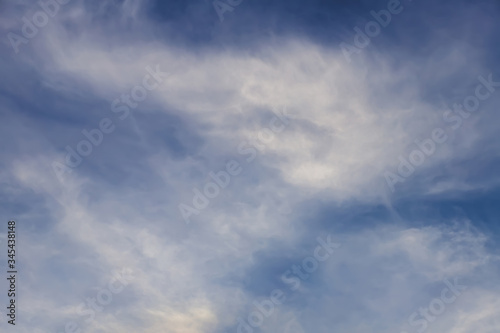 Beautiful sky images with thin clouds
