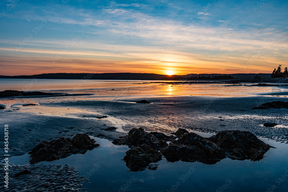 Sunset on the Bay of Fundy