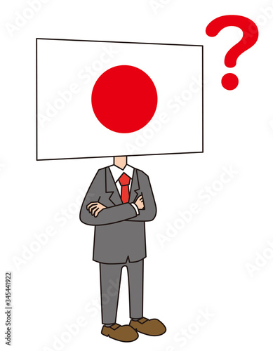 日本　国旗　キャラクター　擬人化