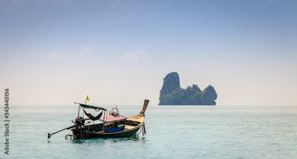 Thai long tail boat