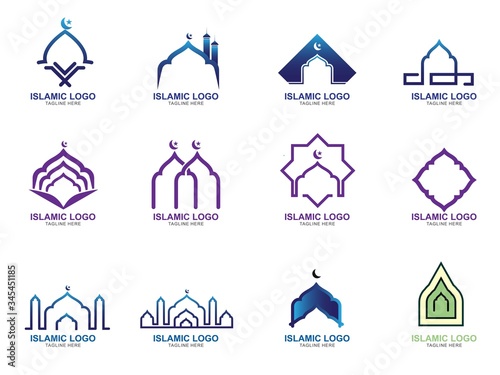 Set of Islamic Logo Design