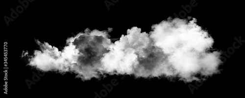 white clouds on black background