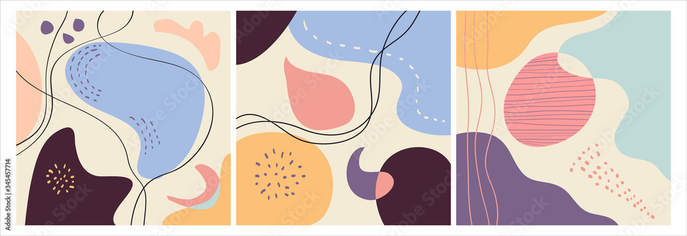 hand drawn various shapes and doodle objects with colors. Abstract contemporary modern trendy. vector illustration hand drawn various shapes and doodle objects with colors. Abstract contemporary modern trendy. vector illustration