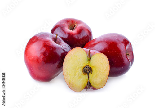 Apple on a white background