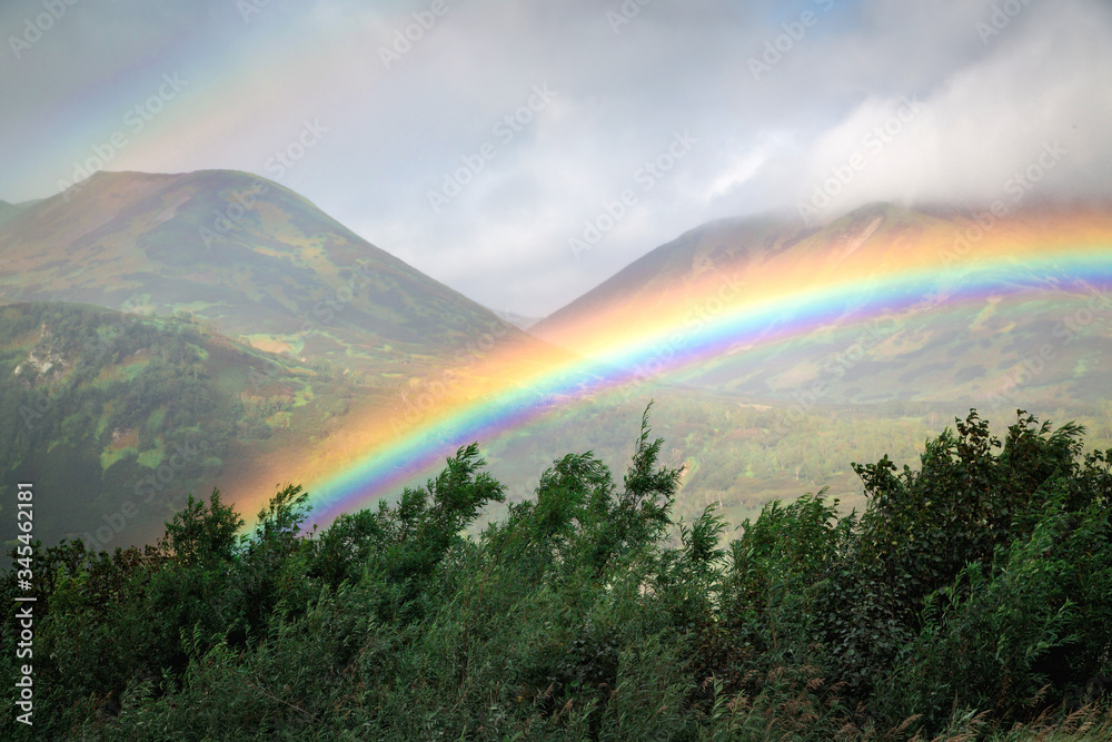 Rainbow in the mountains Rainbow in the mountains