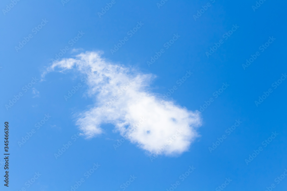 white Meteor clouds in blue sky white Meteor clouds in blue sky