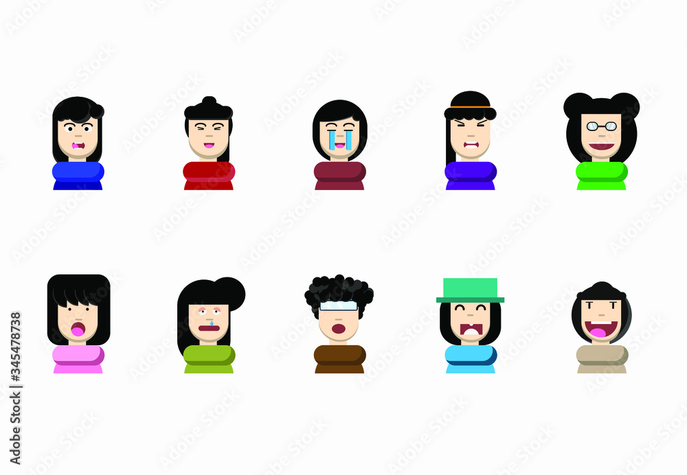 people icons set people icons set