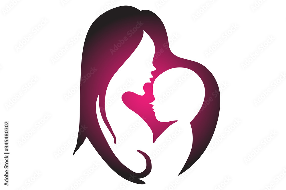 love of a mother with her baby is endless. Baby in the mothers arms and warmth. love of a mother with her baby is endless. Baby in the mothers arms and warmth.