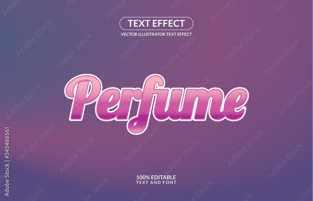 Editable Text Effect Perfume Vector Style for advertising, social media branding, and many and many More Editable Text Effect Perfume Vector Style for advertising, social media branding, and many and many More