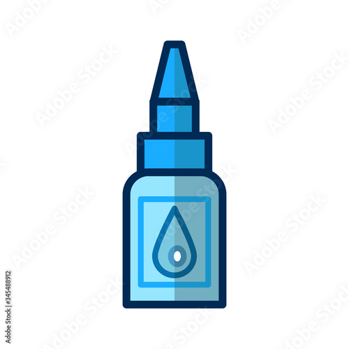 eye drops icon vector template