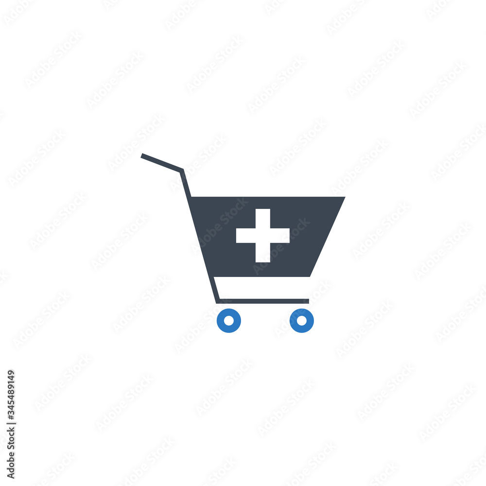 Drugstore Shopping related vector glyph icon. Isolated on white background. Vector illustration. Drugstore Shopping related vector glyph icon. Isolated on white background. Vector illustration.